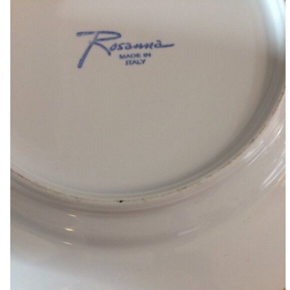 Rosanna 8" Plates Wine Chateau Haul-Bages & Lafaurie-Peyraguey Set Of‎ 2 Italy - Picture 10 of 10